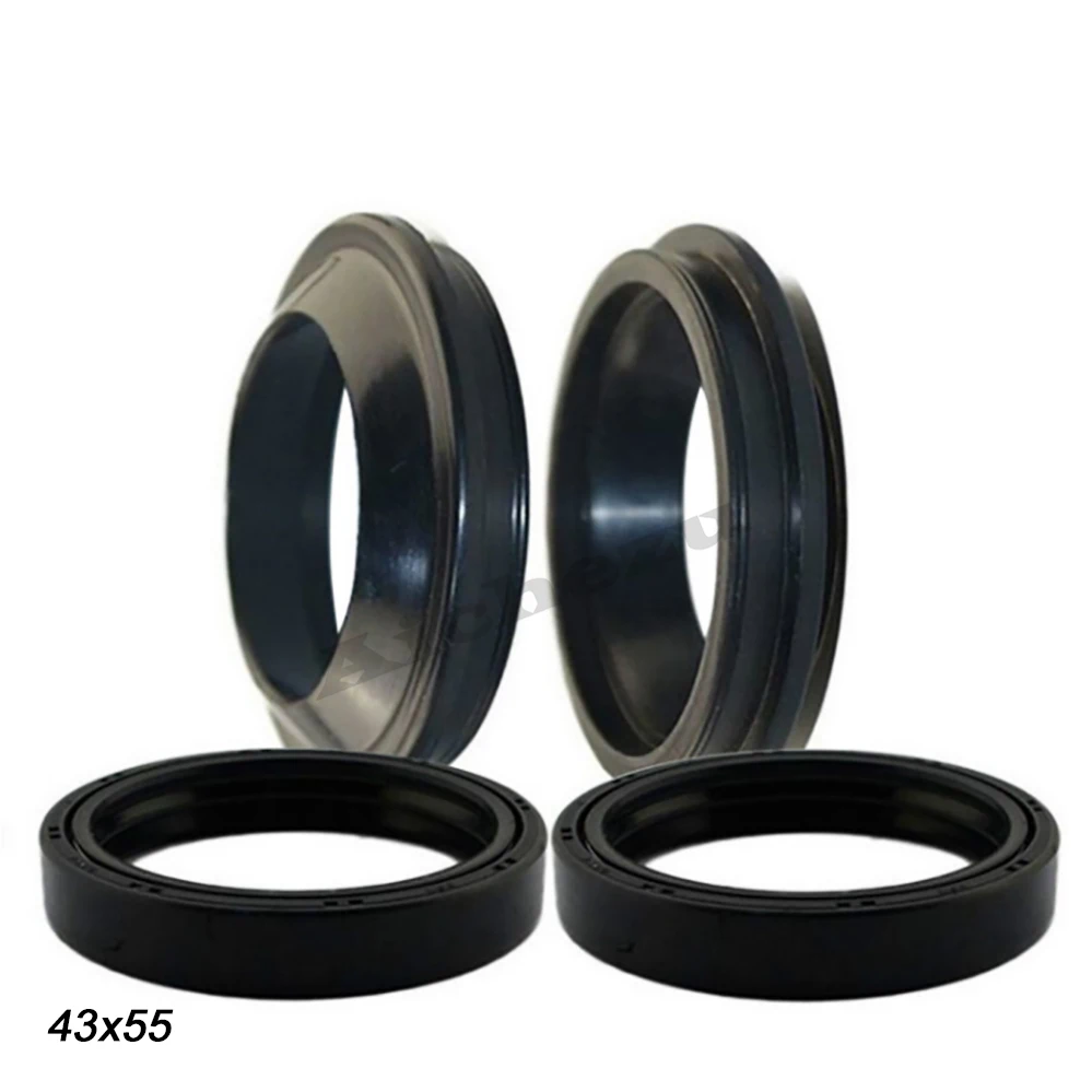 ACZ Motorcycle 43x55x11 mm Front Fork Damper Oil Seal Rubber Shock