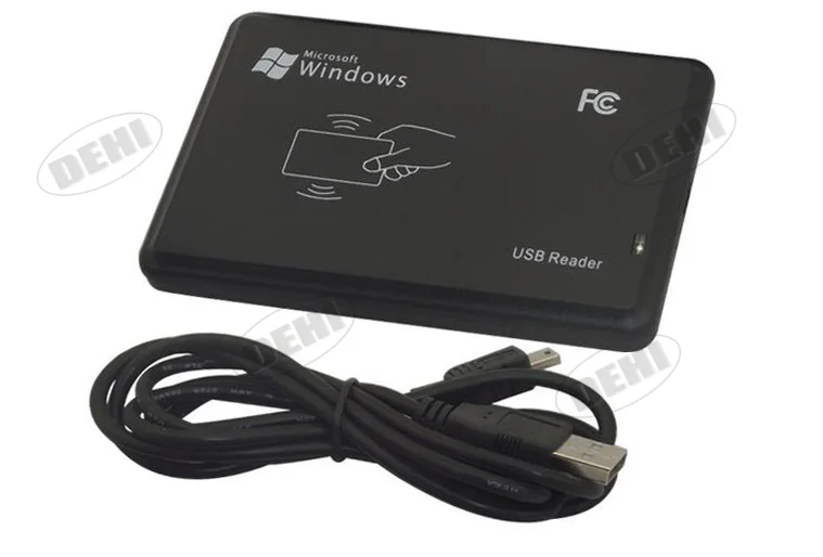 Новый 125 кГц RFID считыватель EM4100 TK4100 USB Близость ID EM RFID Card Reader без диск для Управление доступом