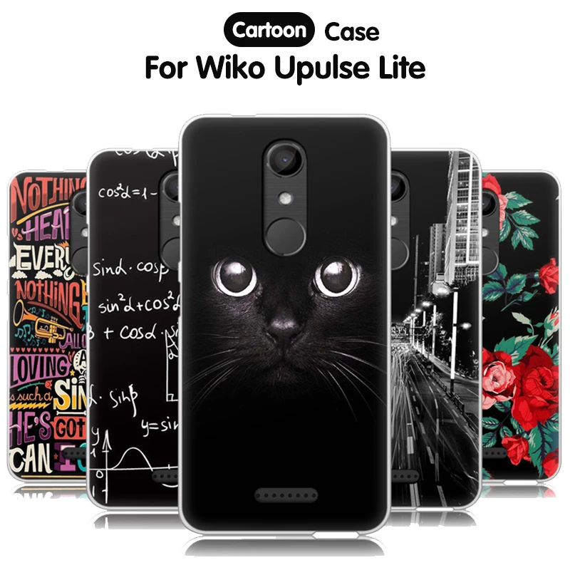 Телефон EiiMoo чехол Coque для Wiko Upulse Lite силиконовый милый мультяшный мягкий из ТПУ U
