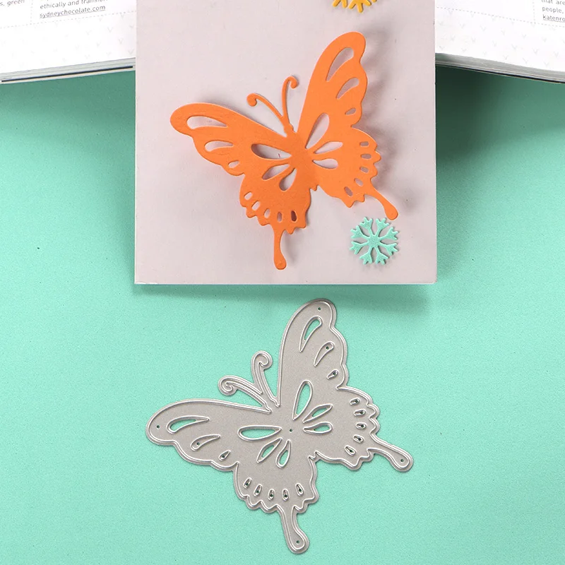

DUOFEN METAL CUTTING DIES 010001 1pc Large Butterflies stencil for DIY papercraft projects Scrapbook Paper Album greeting cards