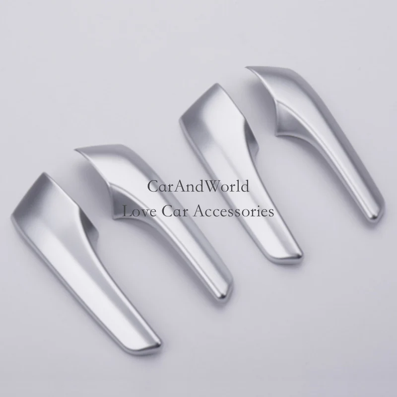 

For Toyota RAV4 RAV 4 2016 2017 2018 Interior Door Handle Bowl Cover Frame Mulding Trim ABS Chrome Sticker Car-Styling Accessory