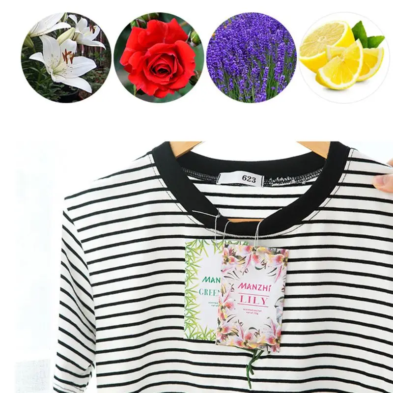 

1 Bag Home Fragrance Sachets Natural Flower Tea Sea Wardrobe Aromatherapy Bag Mould & Pest Control Car Odorless Air Freshener