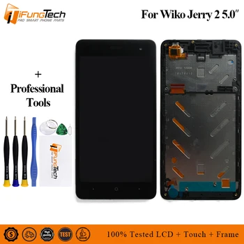 

For Wiko jerry 2 LCD Display and Touch Screen Assembly 5.0 Inch complete LCD Screen for Wiko Jerry 2 Screen Glass Panel+Tools