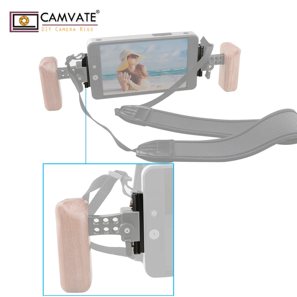 Trilho de Segurança Parafuso para Smallhd 58mm de Comprimento com 1 Camvate Liberação Rápida Nato 4 -20 700 Monitor 701 Lite 702 Brilhante - - Image 2