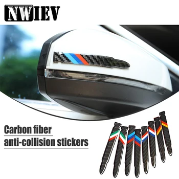 

NWIEV Rearview Mirror Door 3D 3 colors Carbon Fiber Stickers For Alfa Romeo 159 giulia 147 156 Opel Astra J H G Insignia Vectra