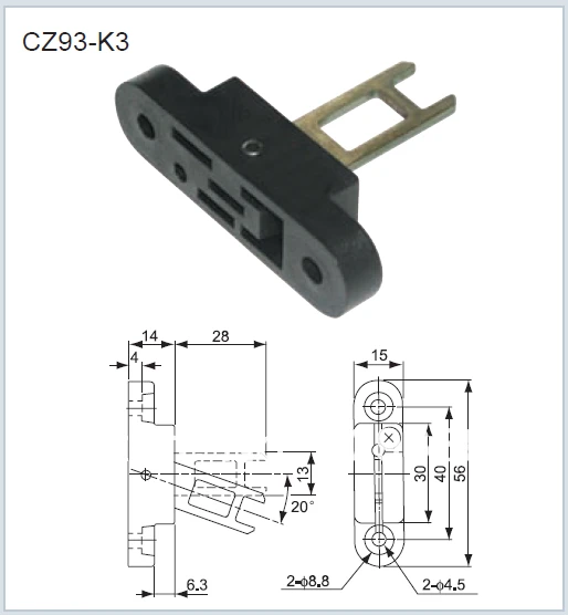 CNTD высокое качество CZ-93C(1NO1NC) безопасности дверной выключатель концевой выключатель микро переключатель, ключ переключатель CZ-93B(2NC