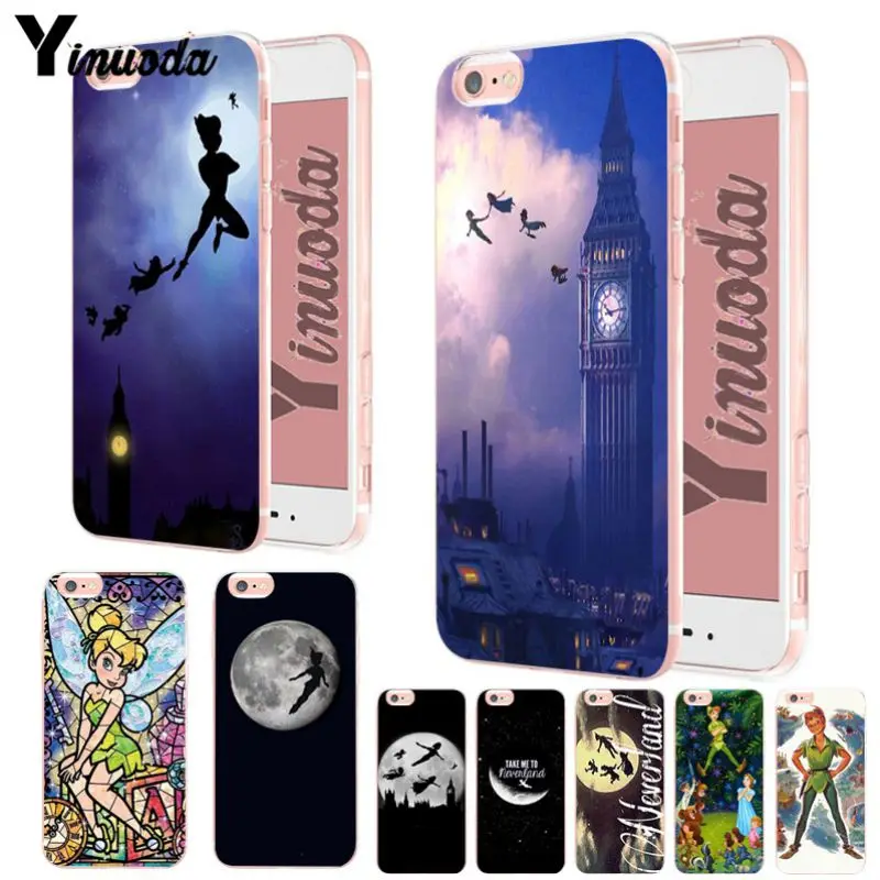 

Yinuoda Peter Pan Soft silicone Cover case For iPhone 6 6plus 7 7Plus 8 8plus X XS XR XSMax