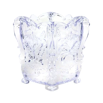 

5 PCS of Makeup Storage Box Case Holder Brush Pen Organizer Decorative Acrylic Clear