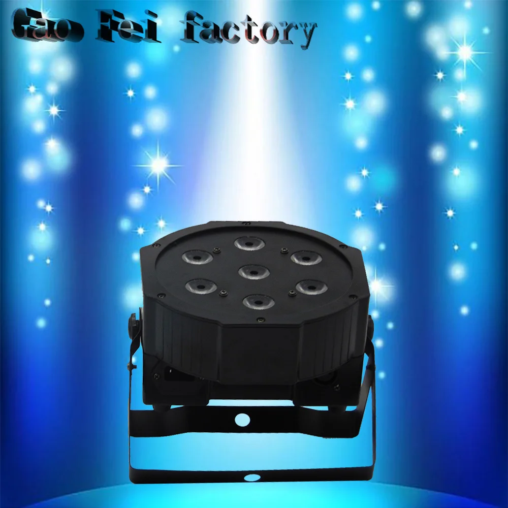

RGBWA 4in1 Par Light with DMX512 IN/OUT Power IN OUT stage light DJ