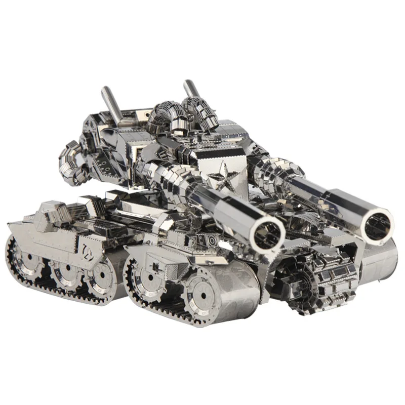  Apocalypse Tank Fun 3d Metal Diy Miniature Model Kits Puzzle Toys Children Boy Splicing Hobby Build