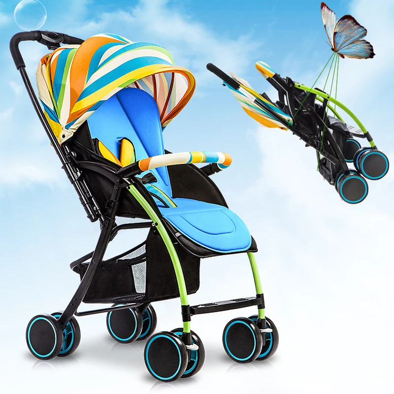 

Amere baby car child cart two-way light folding baby four-wheel car umbrella portable shock absorbers