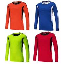 Горячая Мужская брендовая Футбольная форма вратаря, футбольные игры, вратарь, Униформа, костюм, тренировочные штаны, вратарь, комплект рубашек 18 19