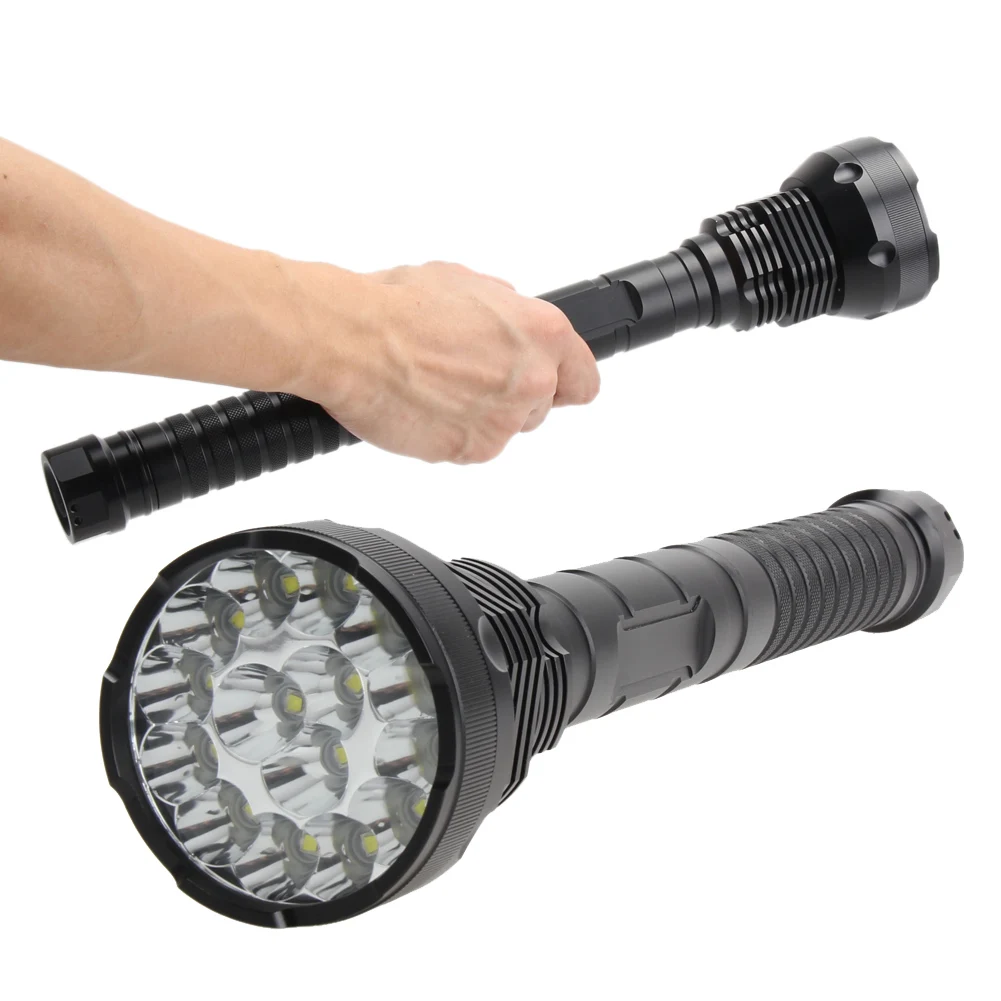 

18000Lm XM-L T6 LED Torch 15T6 Flashlight Torch lamp 4X18650 Charger Outdoor Portable Ligting Light 5 Modes