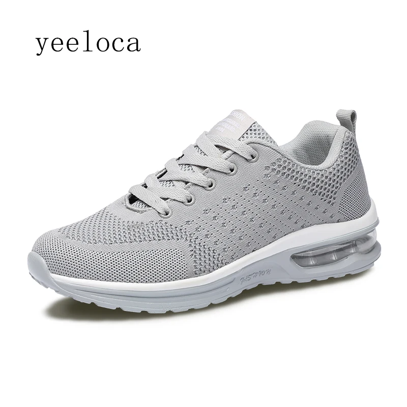 

Plus Size Men Women Tennis Shoes Air Cushion Breathable Mesh Sport Shoes Male Stability Sneakers Light Flat Outdoor Unisex Tenis