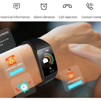 

SMS Notification Color Screen Smart Bracelet For Android IOS IP68 Waterproof Smart Band Sports Distance Sports Modes Smart Watch