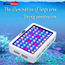 Professional lighting 180w fish Aquarium lights Free shipping for marine aquarium Full spectrum light in the reef aquarium