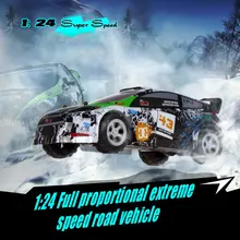 Бесплатная доставка оригинальный A989 1:24 Дистанционное управление RC автомобилей мини гоночный автомобиль Игрушечные лошадки для детей 2.4 ГГц детская игрушка VS yo-j008