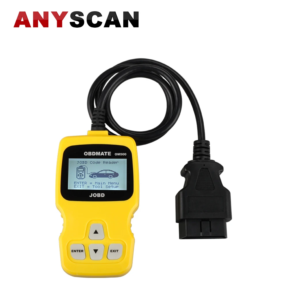 OBDMATE OM500 JOBD/OBDII/считыватель кода EOBD неисправностей автомобиля сканирующий