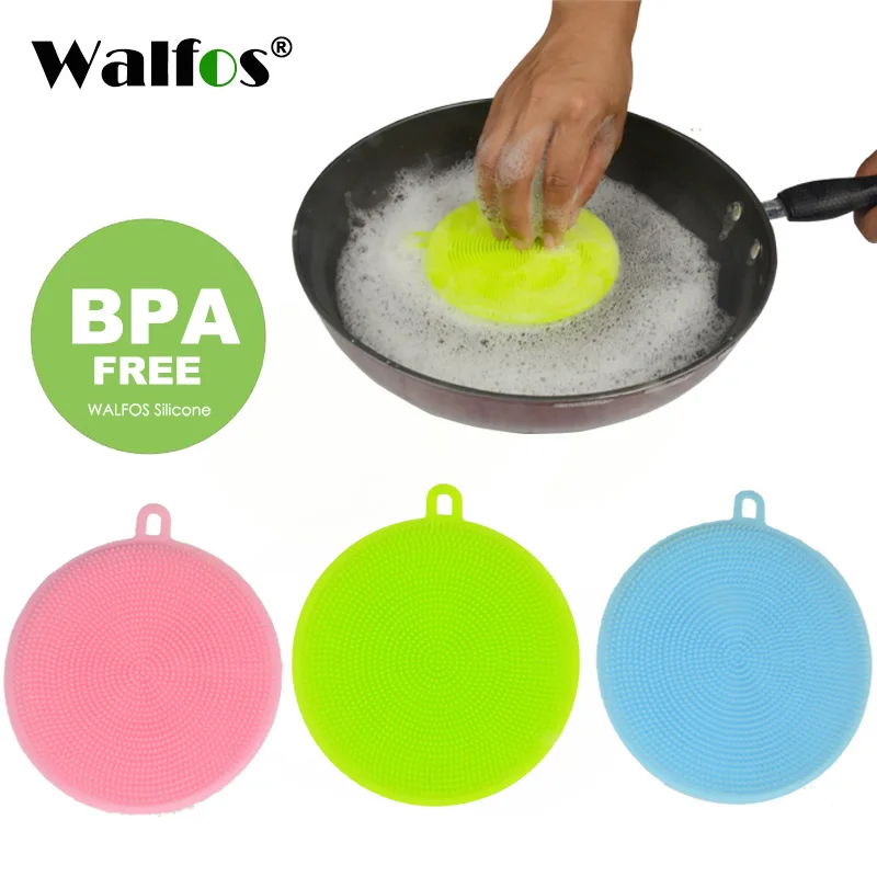 Brosse de nettoyage magique en Silicone, accessoires pour vaisselle, tampon à récurer, Pot, poêle, brosse de lavage, 1 pièce | AliExpress