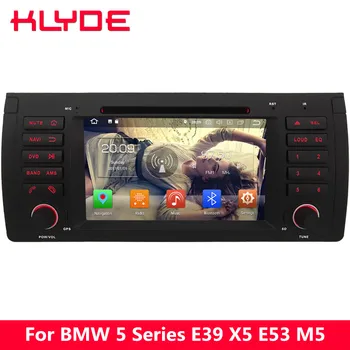 

KLYDE 4G Android 8.0 7.1 6.0 Octa Core 4GB RAM 32GB ROM Car DVD Player Radio GPS Navigation For BMW X5 M5 5 7 Series E38 E39 E53