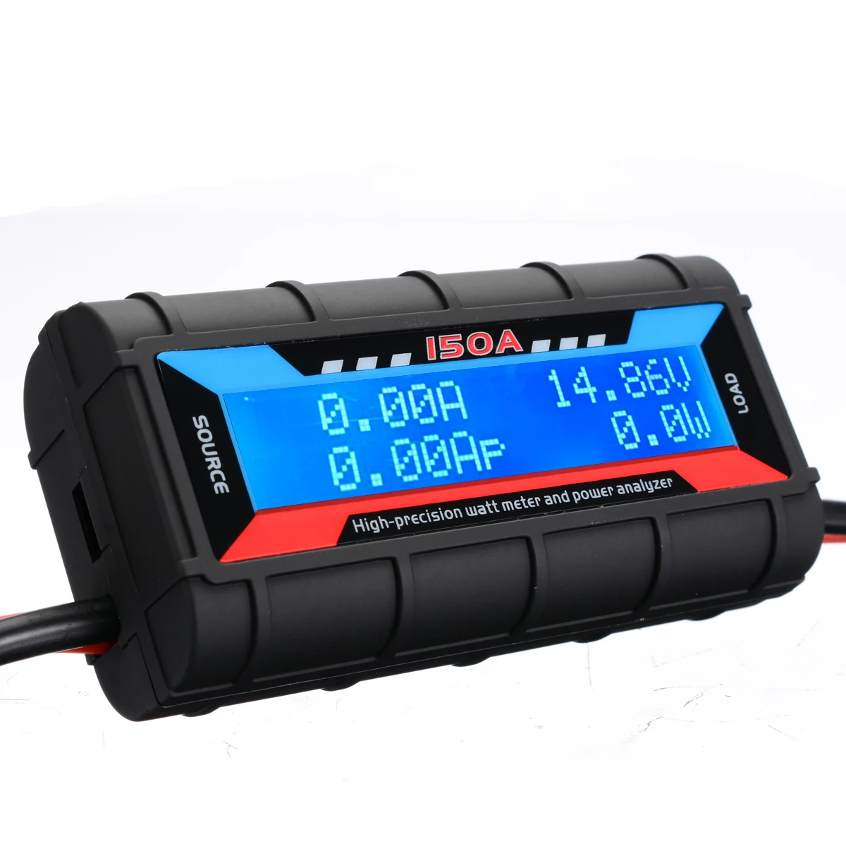 60V 150A High-Precision Watt Meter Power Analyzer Solar Wind LCD Electricity Monitor Volt Tester