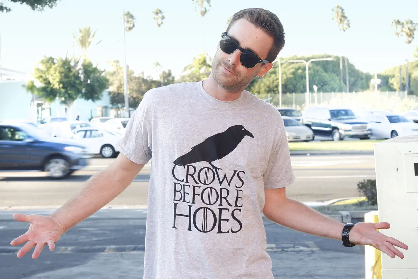 Mens Crows Before Hoes Funny T shirt for Men Vintage Novelty Hilarious Gag Gift  Cool Casual pride t shirt men Unisex New