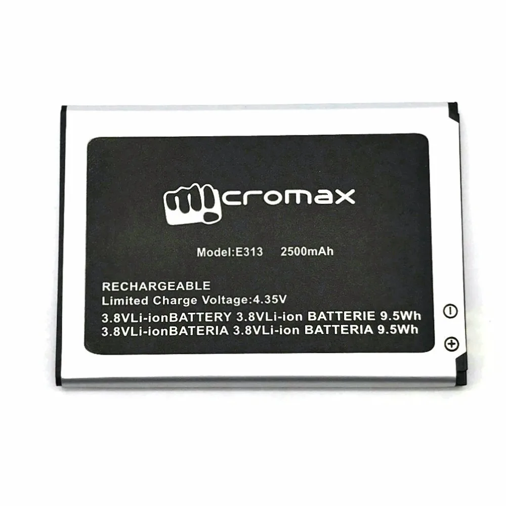 

2pcs 2500mAh High Quality Battery For micromax Wileyfox Swift E313 Phone + Track Code