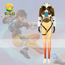 Game Tracer Cosplay Costume Female/Women/Girls/Lady Halloween Cosplay d.va Zentai Catsuit Custom Spandex Digital MZX-219-05