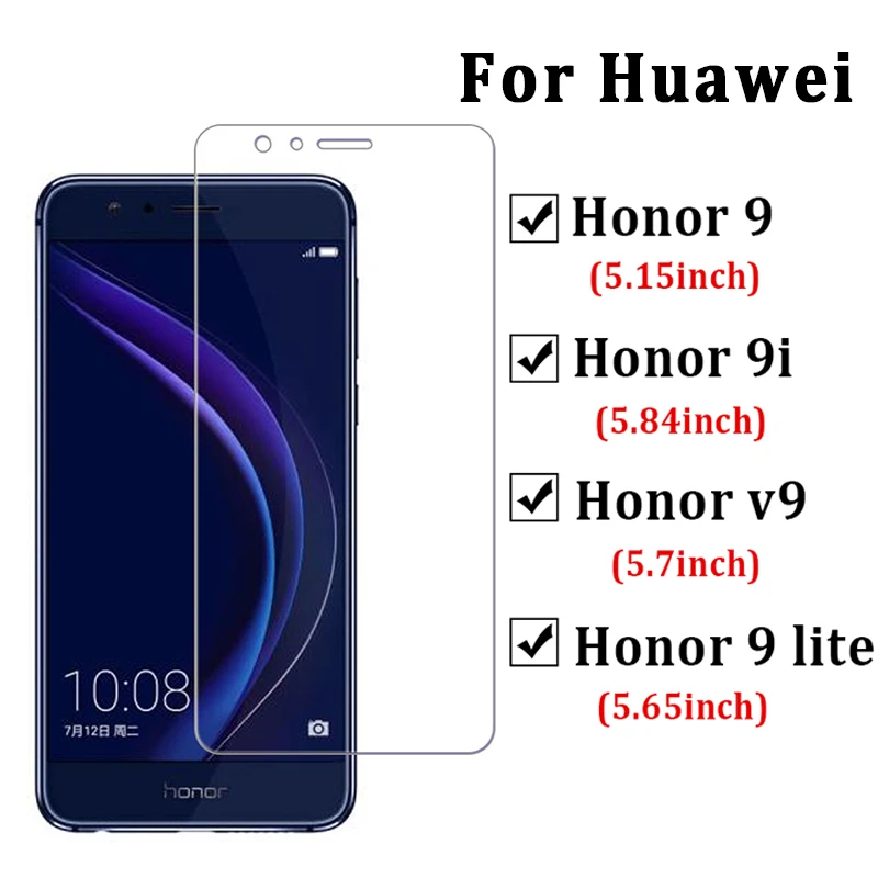 

9H for Honor 9 Lite Protective Glass For Huawei Honer 9 V9 9i Screen Protector for huawei honor 9i V9 9Lite Light Tempered Glass