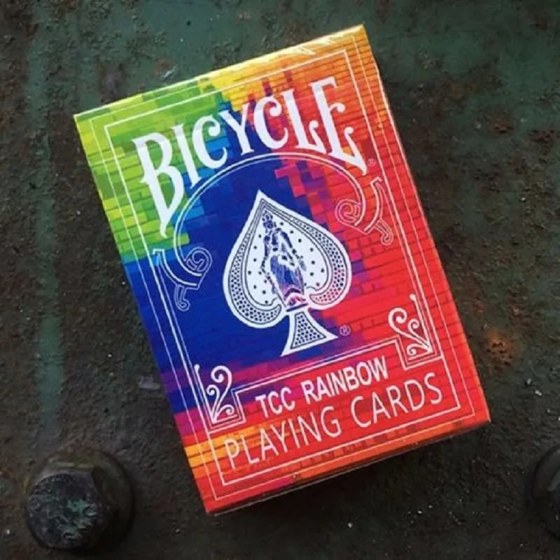 

Bicycle Rainbow Playing Cards Colorful Cardistry Deck by TCC Collectable Poker USPCC Magic Cards Magic Tricks Props for Magician