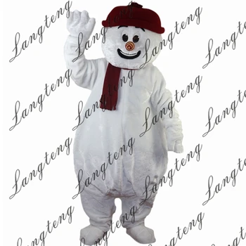 

Hot Sale Snowman Mascot Costume Adult Size Halloween Outfit Fancy Dress Suit Free Shipping 2019New