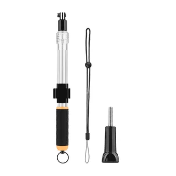 

2018 Andoer Selfie Stick Transparent Float Extension Pole Floaty Floating Extendable Selfie Stick with Remote Controller Clip