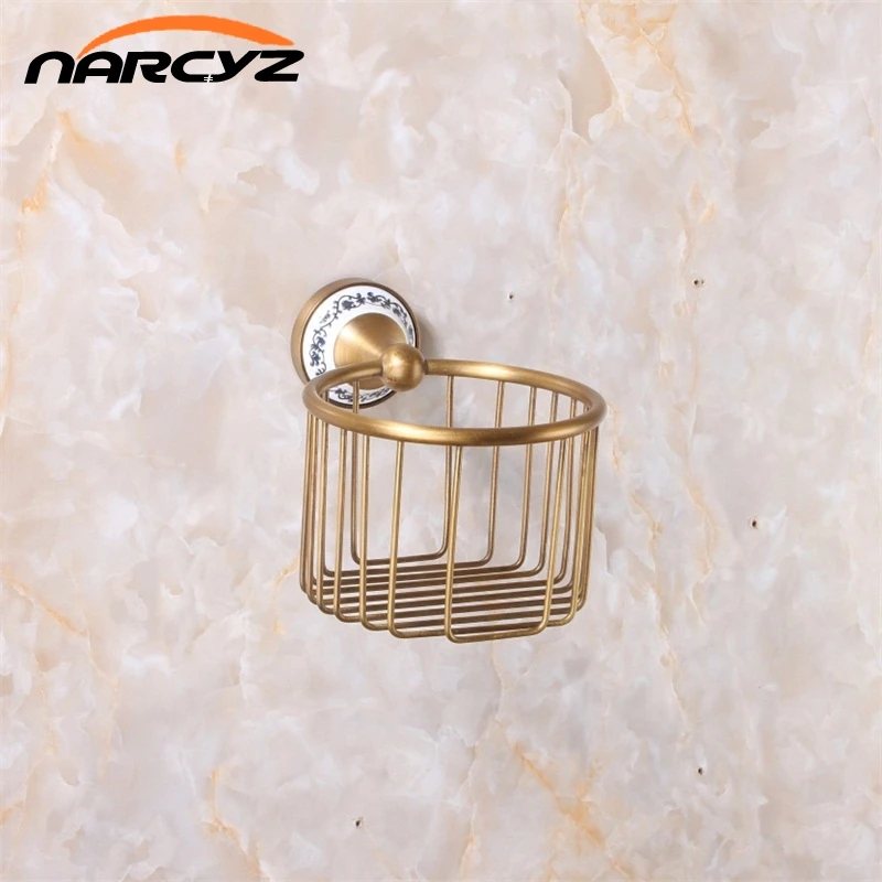 Paper Holders Antique Bronze Bathroom Brass Toilet Paper Holder Roll