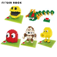 Pixels Move Mini Blocks Assemble Pacman Centipede font b Building b font Brick font b Model