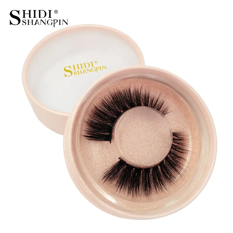 

SHIDISHANGPIN 1 box 3d mink lashes hand made makeup false eyelash natural long eyelashes makeup full strip lashes faux cils #745