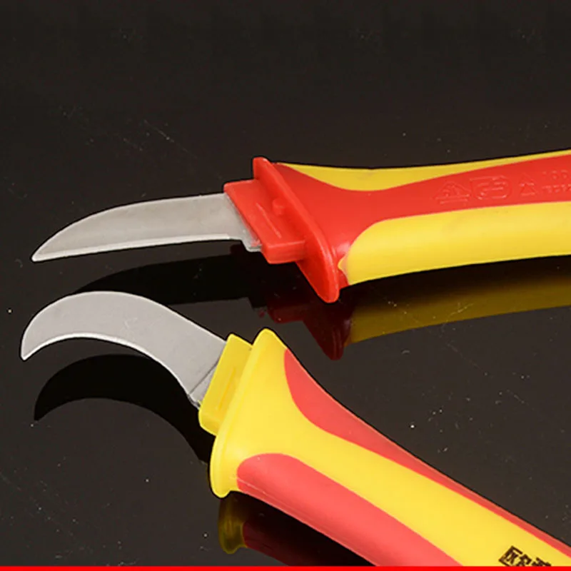 Hot Sale Rush New Cutting Ferramenta Alicate 1pc Stripping Cutter Cable Electrical Insulation Knife Electrician Hand Tools 2