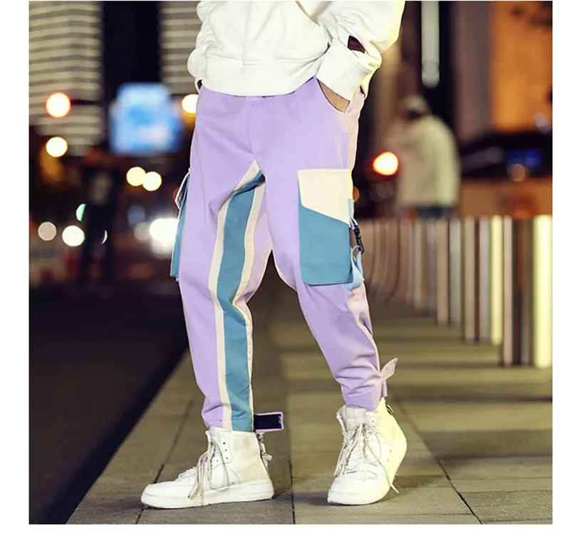 Cool Cargo Pants Men Casual Hip Hop Fashion  (17)