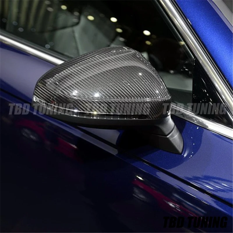 

For Audi A4 S4 RS4 A5 S5 RS5 2016 2017 2018 2019 Dyanmic Blinker Turn Signal Led Carbon Fiber Rear View Mirror Cover A4 A5 Fit
