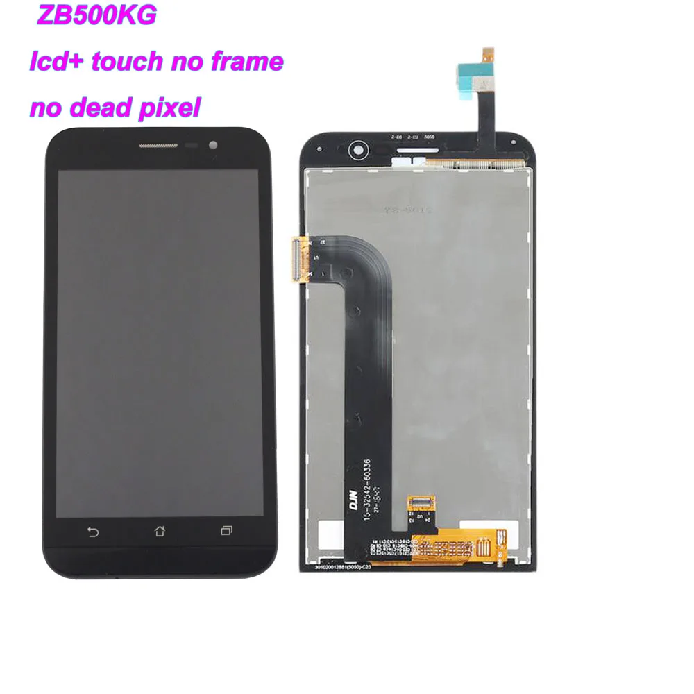 Skup STARDE oryginalny LCD dla Asus Zenfone przejść ZB500KG X00BD wyświetlacz LCD montaż digitizera ekranu dotykowego z ramą z bezpłatnych narzędzi w