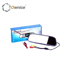 Ownice Car Rear View Mirror Monitor Backup Reverse Camera 4.3 Inch TFT LCD Parking Assistance Rearview Auto Car Styling