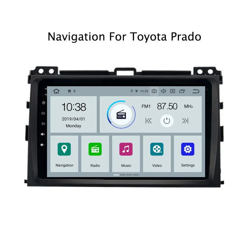 NAVITOPIA 9 дюймов PX6 4G Оперативная память 32G/64G Встроенная Android 0 Автомобильная