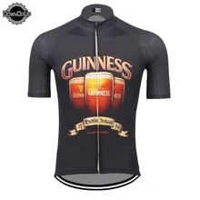 Мужская одежда для велоспорта с коротким рукавом и надписью Beer GUINNESS