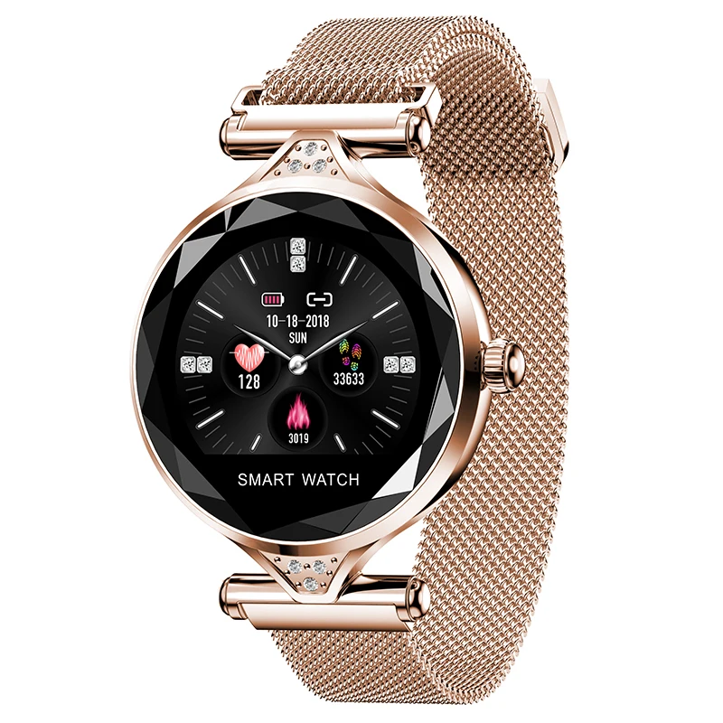 H1 Women Fashion Smartwatch Wearable Device Bluetooth Pedometer Heart Rate Monitor Smart Watch For Android/IOS Smart Bracelet