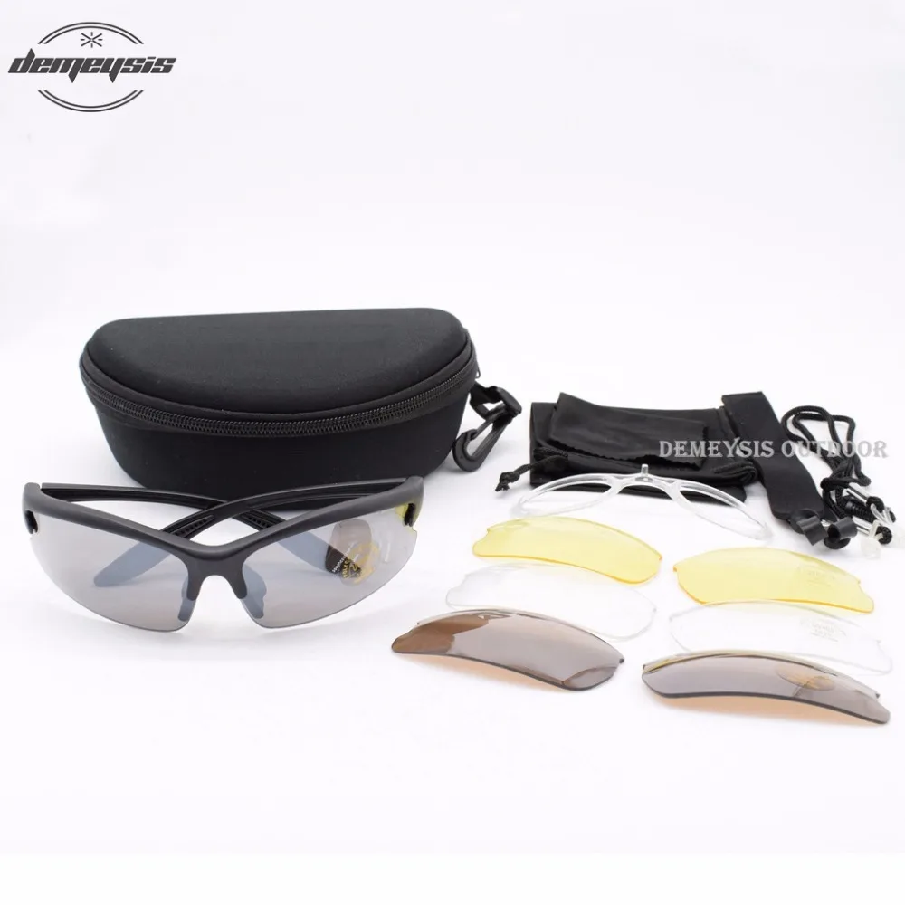 Tactical Sport Glasses Sunglasses Camping Hiking Shooting Safety Glasses UV Protect Eye Protection Tactical Eyewear