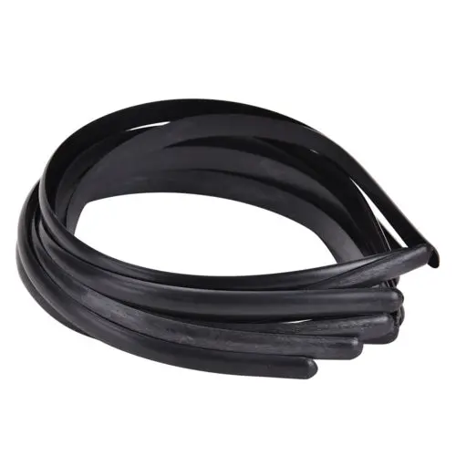 

Wholesales 10pcs/lot Plain Lady Plastic Hair Band Headbands NO Teeth Headwear Girl Hair DIY Tool Accessories White Black
