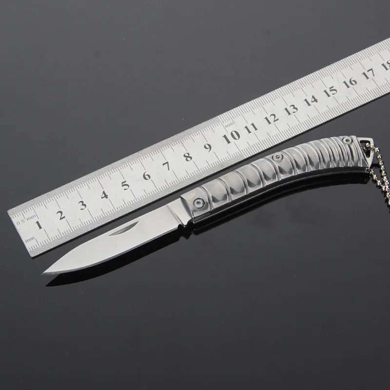 survival knife folding tactical tool pocket knife credit card mini