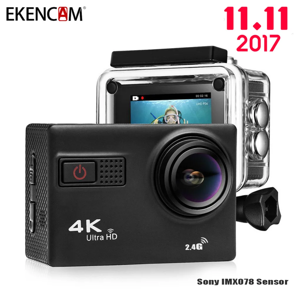 

4K Ultra HD F68 F68R EIS Action Camera Novatek 96660 Chipset Sony IMX078 Sensor Gopro Style Wi-Fi Remote Waterpoof Camera