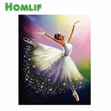 Алмазная мозаика для девочек алмазов картина Пользовательские женщина Танцующий бриллиант вышивка фото алмаз живопись полный квадратный ручка
