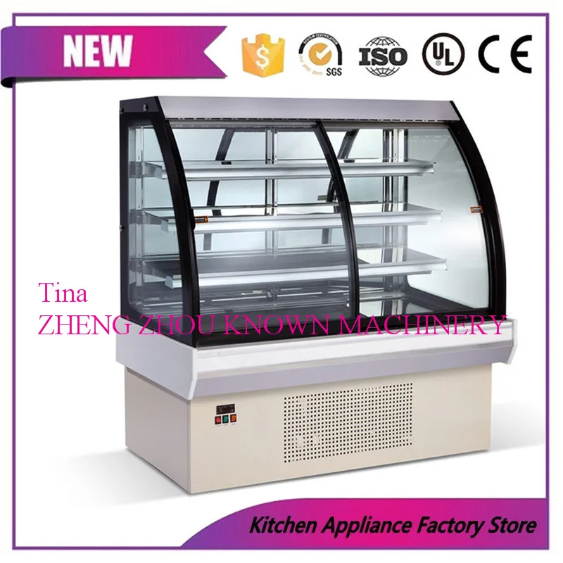Commercial Chocolate Cake Display Case Cake Display Showcase Glass