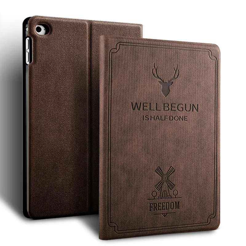 

IPadMini 3 pad mini2 tablet computer case 7.9 inch protective cover flat Ultra Slim full package thin 1 anti A1489 rose red gray